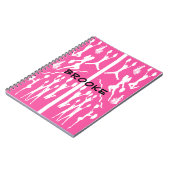 CHEERLEADER SPIRAL NOTEBOOK DESIGIGING WHITE AND P NOTIZBLOCK (Linke Seite)