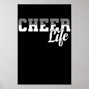 Cheerleader Sport turnen anfeuern Poster