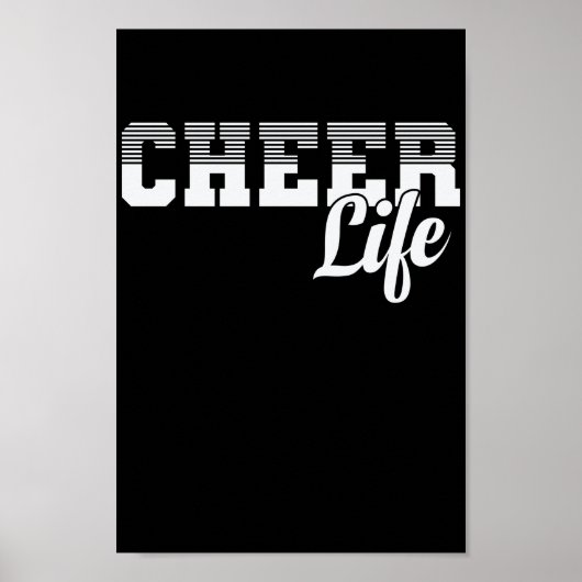 Cheerleader Sport turnen anfeuern Poster (Vorne)