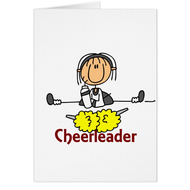 Cheerleader-Strichmännchen (Vorne)
