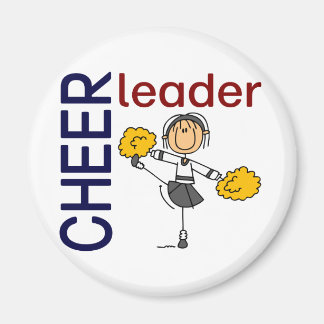 Cheerleader Strichmännchen Magnet