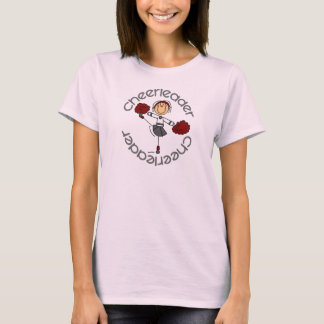 Cheerleader Strichmännchen T-Shirt