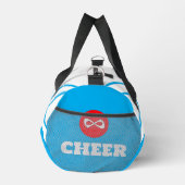 Cheerleader-Tasche, blau-weiß, Cheerleader Duffle Bag (Rechts)