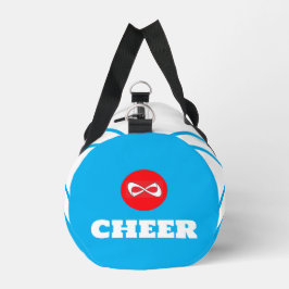 Cheerleader-Tasche, blau-weiß, Cheerleader Duffle Bag