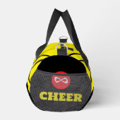 Cheerleader-Tasche, gelb und schwarz Beigeschirr Duffle Bag (Rechts)