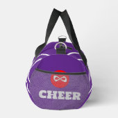 Cheerleader Tasche, lila weiß, Cheerleader Duffle Bag (Rechts)
