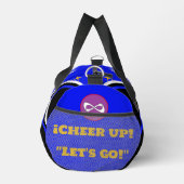 Cheerleader-Tasche, personalisieren blau, weiß & s Duffle Bag (Rechts)