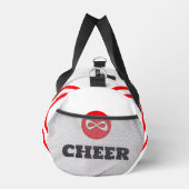 Cheerleader-Tasche, personalisieren Sie rot und we Duffle Bag (Rechts)