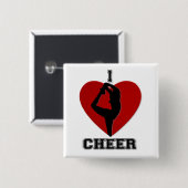 Cheerleader-Taste Button (Vorne & Hinten)