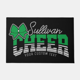 Cheerleader Team ADD NAME School Athlete Cheerlead Fußmatte