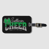 Cheerleader Team ADD NAME School Athlete Cheerlead Gepäckanhänger (Vorderseite (Horizontal))