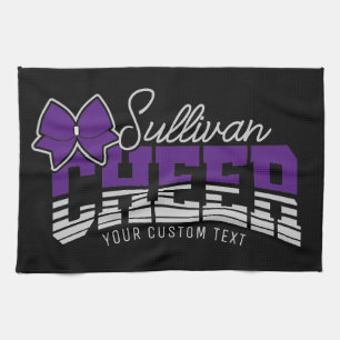 Cheerleader Team ADD NAME School Athlete Cheerlead Geschirrtuch