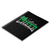 Cheerleader Team ADD NAME School Athlete Cheerlead Notizblock (Linke Seite)