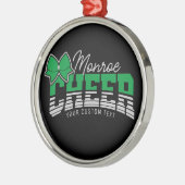Cheerleader Team ADD NAME School Athlete Cheerlead Ornament Aus Metall (Links)