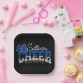 Cheerleader Team ADD NAME School Athlete Cheerlead Pappteller (Party)