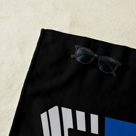 Cheerleader Team ADD NAME School Athlete Cheerlead Strandtuch (Beispiel)