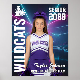 Cheerleader-Team Benutzerdefinierte Cheerleader-Fo Poster
