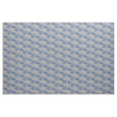Cheerleader Team School Colors Blue & Silver Grau Stoff (Fat Quarter (45,7 x 55,9 cm))