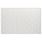 Cheerleader Team School Colors Grau Silber & Weiß Stoff (Fat Quarter (45,7 x 55,9 cm))