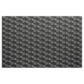 Cheerleader Team School Colors Grau Silver & Black Stoff (Fat Quarter (45,7 x 55,9 cm))