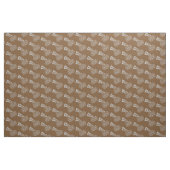 Cheerleader Team School Colors Grau Silver & Brown Stoff (Fat Quarter (45,7 x 55,9 cm))