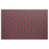 Cheerleader Team School Colors Green & Maroon Stoff (Fat Quarter (45,7 x 55,9 cm))