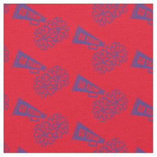 Cheerleader Team School Colors Lila & Red Stoff