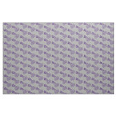 Cheerleader Team School Colors Lila Silver Grau Stoff (Fat Quarter (45,7 x 55,9 cm))