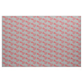 Cheerleader Team School Colors Red & Silver Grau Stoff (Fat Quarter (45,7 x 55,9 cm))