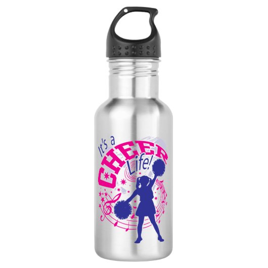 Cheerleader Trinkflasche (Vorderseite)