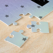 Cheerleader Typografie Niedlich Ombre Gradient Tre Puzzle (Seite)