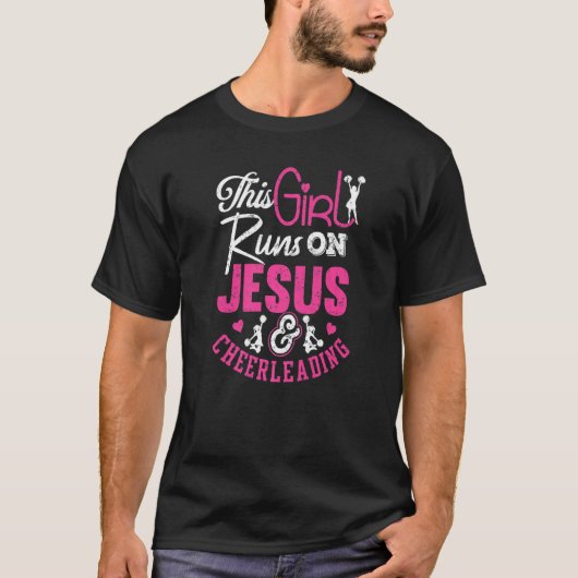 Cheerleader und Jesus Dieses Mädchen läuft auf Che T-Shirt (Vorderseite)