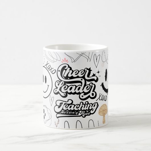 Cheerleader unterrichtet XOXO Kaffeetasse (Mittel)