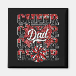 Cheerleader Vater Daddy Bow Sport Cheerleader Chee Magnet