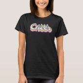 Cheerleader, Vintag Retro Cheerleader T-Shirt (Vorderseite)