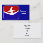 Cheerleader Visitenkarte (Vorne/Hinten)