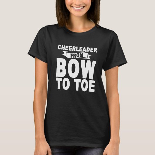 Cheerleader von Bow zu Zehn T-Shirt (Vorderseite)