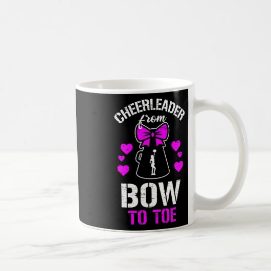 Cheerleader von Kopf bis Fuß Kaffeetasse (Rechts)