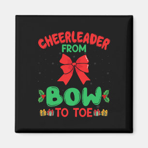 Cheerleader von Kopf bis Fuß Lustige Cheerleading Magnet