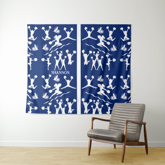 Cheerleader Wandteppich (Beispiel (Horizontal))