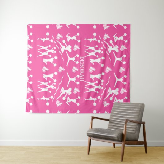 Cheerleader Wandteppich (Beispiel (Horizontal))