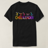 Cheerleader Wasserfarbe T-Shirt (Design vorne)
