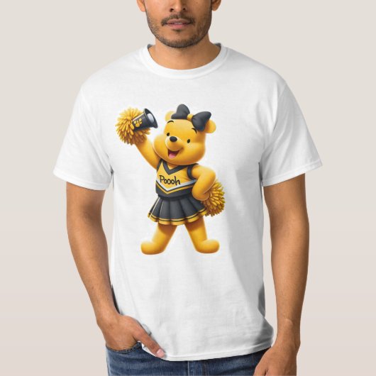 Cheerleader Winnie the Pooh T-Shirt (Vorderseite)