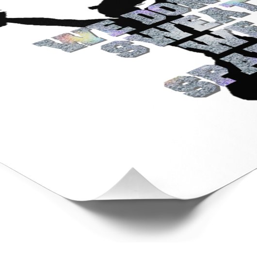 Cheerleader wir funkeln fotodruck (Ecke)