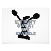 Cheerleader wir funkeln fotodruck (Vorne)