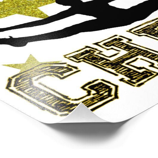 Cheerleader Zee Touch Fotodruck (Ecke)