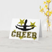 Cheerleader Zee Touch Karte (Gelbe Blume)