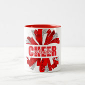 Cheerleader Zweifarbige Tasse (Mittel)