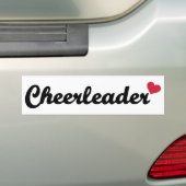 Cheerleaderherz Autoaufkleber (Auf Auto)