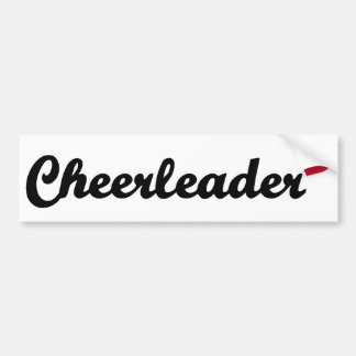 Cheerleaderherz Autoaufkleber